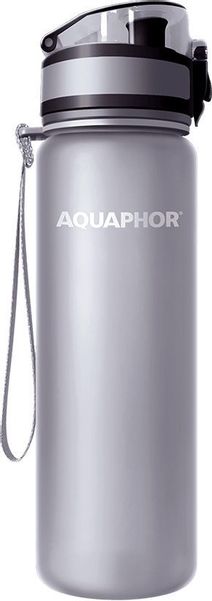 Водоочиститель Аквафор Бутылка,  серый,  0.5л