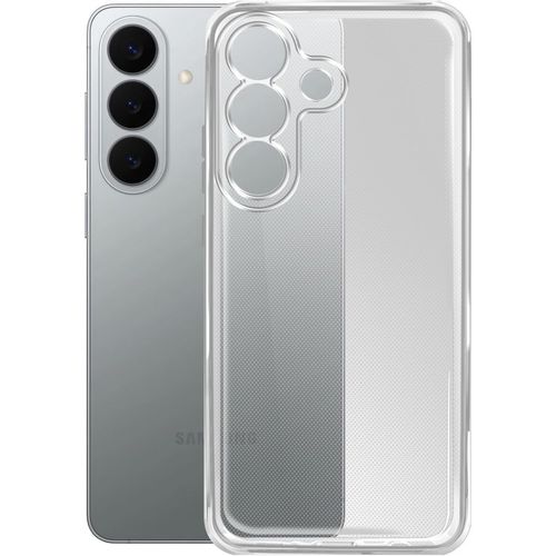 Чехол (клип-кейс) BORASCO Silicone Case, для Samsung Galaxy S26+, прозрачный [76291]
