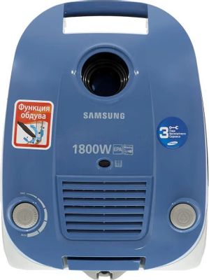 Характеристики Пылесос Samsung SC4180, 1800Вт, синий/черный [vcc4180v39 ...