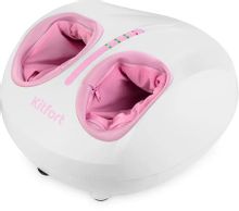 Изображение товара Массажер для ног KitFort КТ-2936 белый и розовый домашний массаж