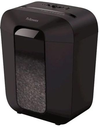 Уничтожитель бумаг Fellowes PowerShred LX50,  P-4,  4х37 мм, 9 лист. одновременно, 17л [fs-44060]