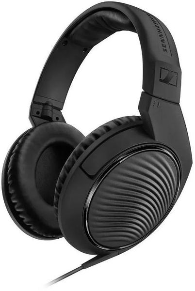 Наушники Sennheiser HD 200 PRO, 3.5 мм, мониторные, черный [507182]