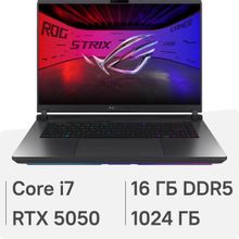 Изображение товара Игровой ноутбук ASUS ROG Strix G16 G615JHR-S5058 16 IPS Core i7 16ГБ SSD RTX 5050 без ОС