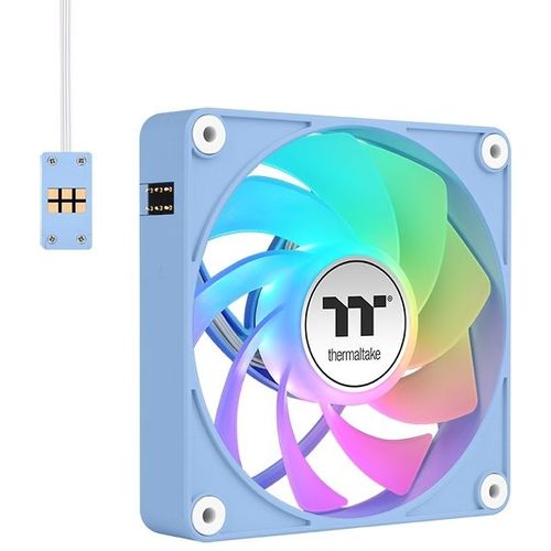 Вентилятор Thermaltake CT120 EX Sync Hydrangea 3шт, 120мм, 4-pin, 2000об/мин, 28.5 дБ, ARGB, синий, Ret [cl-f196-pl12bu-a]