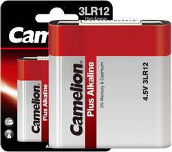 Изображение товара 3LR12 Батарейка CAMELION Plus Alkaline 3LR12-BP1, 1 шт. Изображение товара 3LR12 Батарейка CAMELION Plus Alkaline 3LR12-BP1, 1 шт.