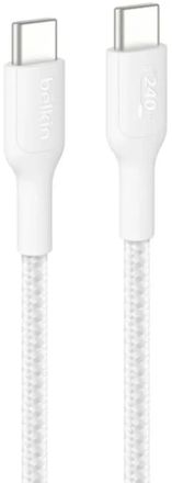 Кабель Belkin CAB025hq2MWH,  USB Type-C (m) -  USB Type-C (m),  2м,  белый