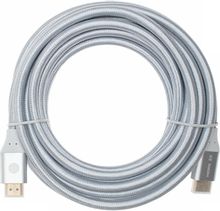 Изображение товара Кабель HDMI Cactus CS-HDMI.2.1-5 5м позолоченные контакты серебристый