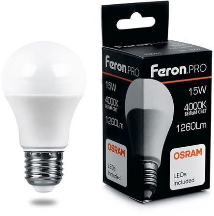 LED FERON E27,  15Вт, 38036