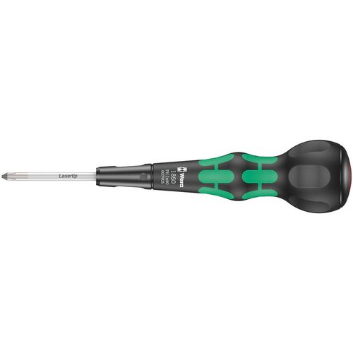 Отвертка WERA 1850 PH Kraftform Ball-Grip, PH1 длина стержня 80мм [we-007905]