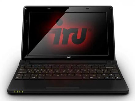 Нетбук iRU Intro 101 10.1", Intel Atom N455 1.66ГГц, 1-ядерный, 1ГБ DDR3, 250ГБ,  Intel GMA  3150, MeeGo, черный