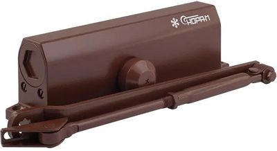 Обзор товара доводчик двери НОРА-М 740DA 18412, коричневый (1908004) в ...