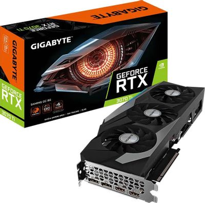 Видеокарта Gigabyte NVIDIA GeForce RTX 3070TI GV-N307TGAMING OC