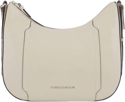Сумка Piquadro Circle, женская, кожа натуральная, бежевый  / кофейный [bd6657w92/becu]