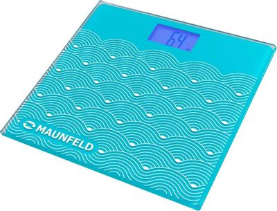 Напольные весы MAUNFELD MBS-183G03, до 180кг, цвет: бирюзовый [ка-00019061]