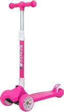 Самокат NOVATRACK Rainbow Pro Button, детский, 3-колесный, 120мм, 75мм ...