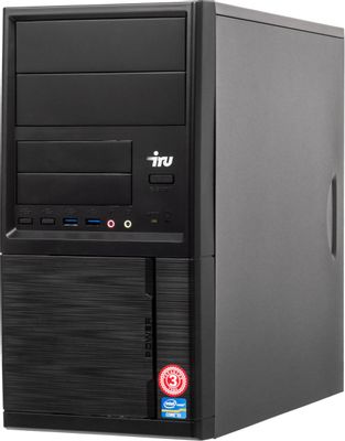 Компьютер iRU Office 223,  AMD Ryzen 3 2200G,  DDR4 8ГБ, 1000ГБ,  AMD Radeon Vega 8,  Free DOS,  черный [1176378]