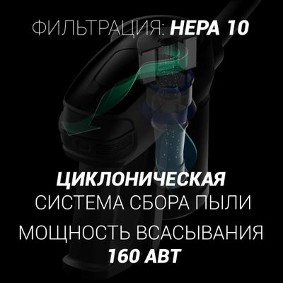 Вертикальный пылесос (handstick) Polaris HandStick Pro PVCS 4000, 450Вт ...