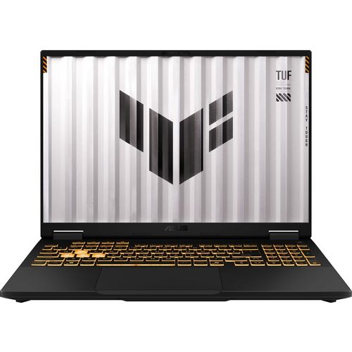 Ноутбук игровой ASUS TUF Gaming F16 FX608JM-RV048, 16", 2025, IPS, Intel Core i5 13450HX 2.4ГГц, 10-ядерный, 16ГБ DDR5, 512ГБ SSD, NVIDIA GeForce RTX 5060 для ноутбуков - 8 ГБ, TGP 115Вт, без операционной системы, серый [90nr0mi1-m002w0]