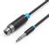 Изображение товара Кабель аудио VENTION Jack 6.3 (m) -  XLR (f),  1.5м, черный [bbebg]