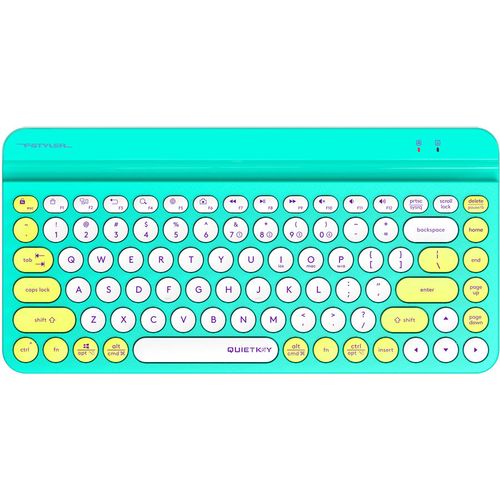 Клавиатура A4TECH Fstyler FBK30, беспроводная, USB, Bluetooth/Радиоканал, мембранная, зеленый [fbk30 avocado]