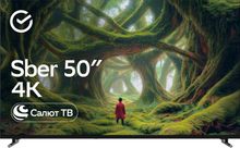Изображение товара 50" Умный телевизор SBER SDX-50U4139 4K Ultra HD, черный, СМАРТ ТВ, Салют ТВ