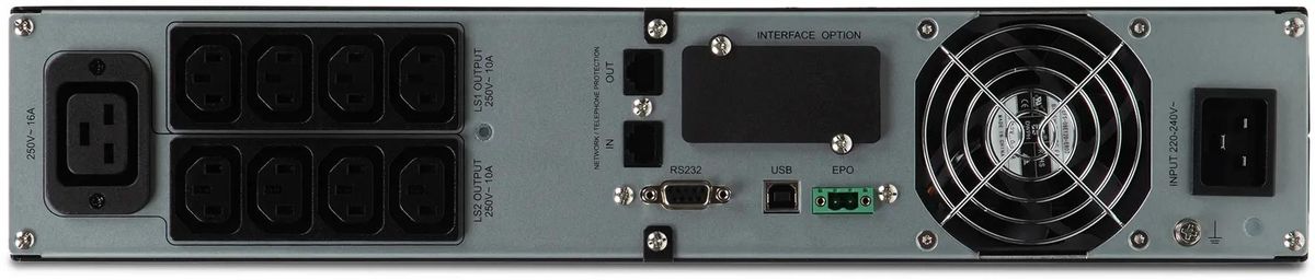 Источник бесперебойного питания Ippon Smart Winner II 3000 / 3000 ВА / 2700 Вт / 8 x IEC 320 C13, 1 x IEC 320 С19, фото9