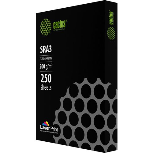 Бумага Cactus CS-LPSRA3200250 SRA3/200г/м2/250л./белый для лазерной печати