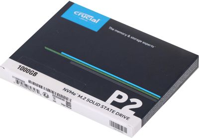 SSD накопитель Crucial P2 CT1000P2SSD8 1ТБ, M.2 2280, PCIe 3.0 x4