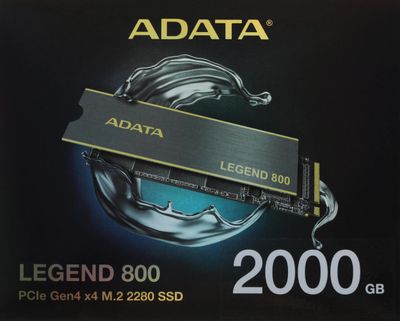 SSD накопитель A-Data Legend 800 ALEG-800-2000GCS 2ТБ, M.2 2280