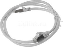 Патч-корд CABLEXPERT PP6-1M литой (molded), FTP, кат.6, 1м, серый