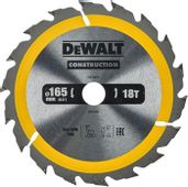 Пильный диск DeWALT DT1933-QZ, 165мм, по дереву