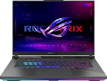 Ноутбук игровой ASUS ROG Strix G16 G614FR-TS412, 16", IPS, AMD Ryzen 9 9955HX, 16-ядерный, 32ГБ DDR5, 1ТБ SSD,  NVIDIA GeForce  RTX 5070 Ti для ноутбуков - 12 ГБ,  серый,  зеленый