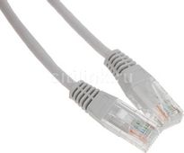 Патч-корд LanMaster вилка RJ-45, вилка RJ-45, кат.5E, ПВХ, 2м, серый