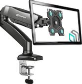 Кронштейн для мониторов ONKRON G80, до 32", до 8кг, настольный, поворот и наклон верт.перемещ., черный