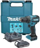 Ударная дрель-шуруповерт Makita DHP490WV, Ударный шуруповерт, 2Ач