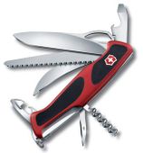 Складной нож Victorinox Ranger 57 M Grip, функций: 13, 130мм, красный / черный