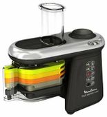 Измельчитель электрический Moulinex DJ905832, 0.5л, 280Вт, черный/серый