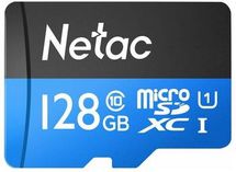 Карта памяти microSDXC UHS-I U1 NETAC P500 128 ГБ