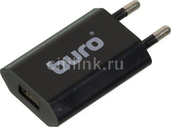 Сетевое зарядное устройство Buro TJ-164b,  черный