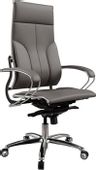 Кресло руководителя МЕТТА Move L1-10K - Infinity, экокожа, до 150кг, серый