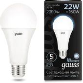 Упаковка ламп LED GAUSS E27, шар, 22Вт, 10 шт.