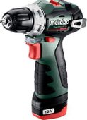 Дрель-шуруповерт METABO PowerMaxx BS 12 BL, 2Ач