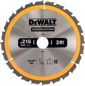 Пильный диск DeWALT DT1952-QZ, 216мм, по дереву