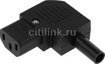 Вилка LanMaster LAN-IEC-320-C13/90, IEC 60320 C13 10A 250V