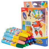 Пастель масляная Deli Super Wings EC009-18 EC009-18, шестигранные, 18 цветов