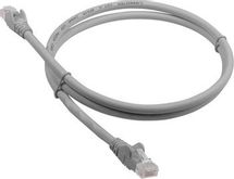 Патч-корд LanMaster вилка RJ-45, вилка RJ-45, кат.6, LSZH, 7м, серый