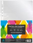 Папка-вкладыш Бюрократ тисненые, A4+, 80мкм, 100шт