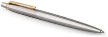 Ручка шариковая Parker Jotter Core K691 Stainless Steel GT чернила синий коробка подарочная