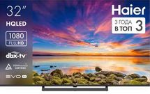32" Телевизор HAIER 32H6GFG HQLED, FULL HD, СМАРТ ТВ, Android TV, черный