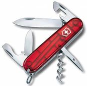 Складной нож Victorinox Spartan, функций: 12, 91мм, красный полупрозрачный